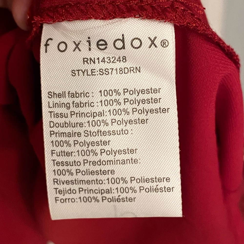 foxiedox. size 8. burgundy ♥️ - Picture 8 of 11